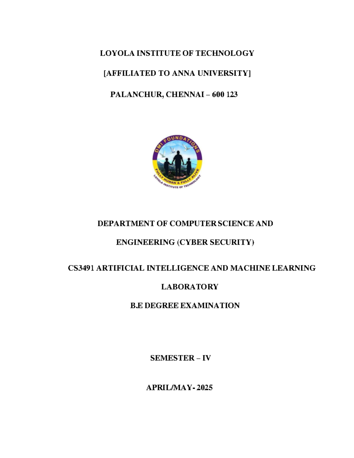 AI & ML Lab Manual CS3491: BFS, DFS, and Naïve Bayes Implementation ...