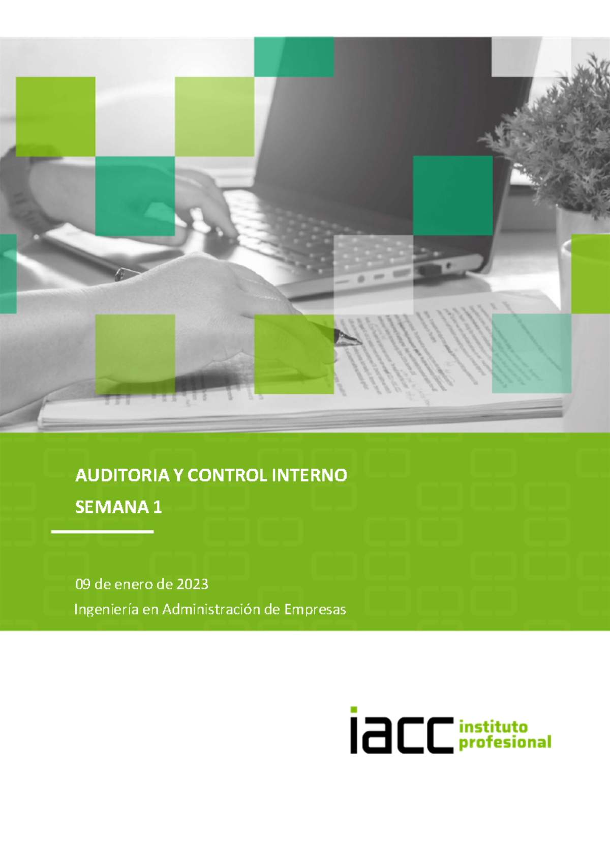 Tarea Semana 1: Control Interno y Auditoría - Ingeniería en ...