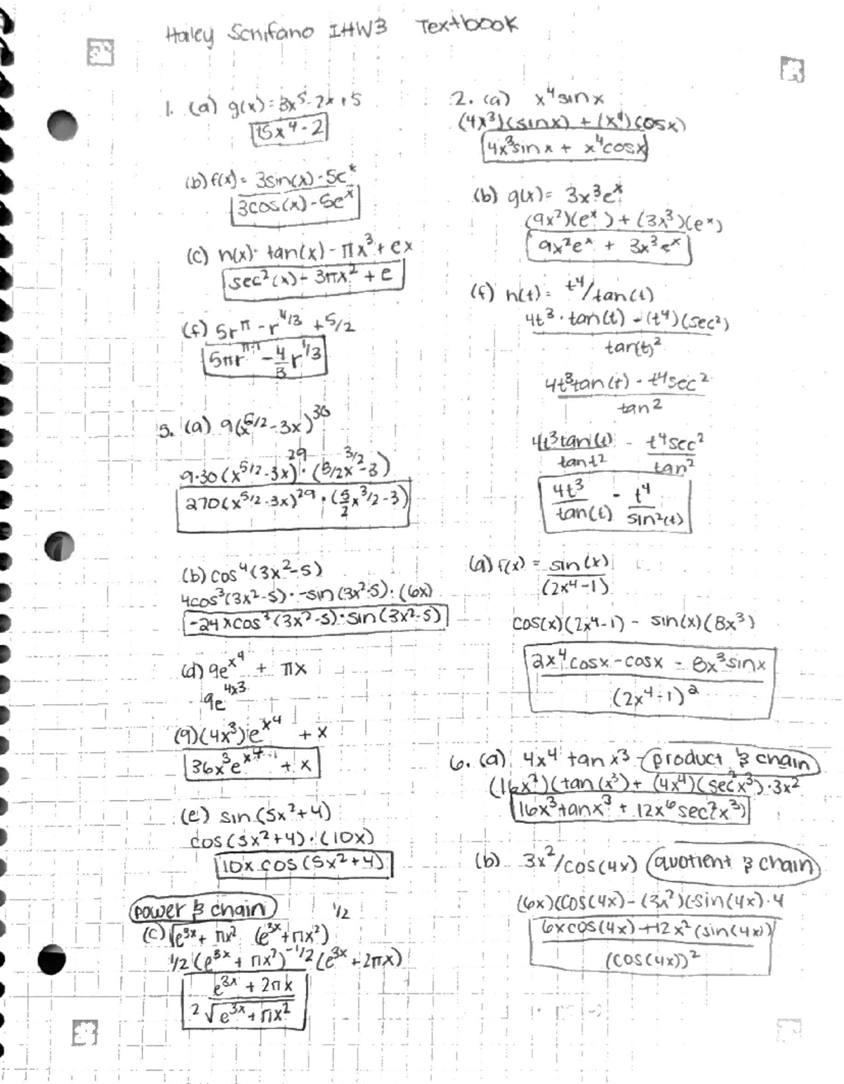 IHW3 Course Notes: Advanced Functions and Calculus Concepts - Studocu