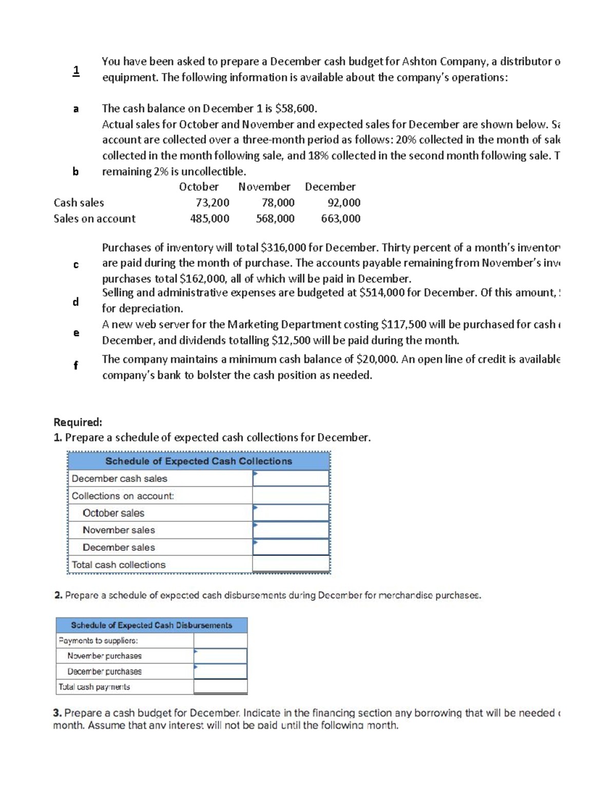 taxation chapter 2 homework questions and answers - 1 a The cash ...