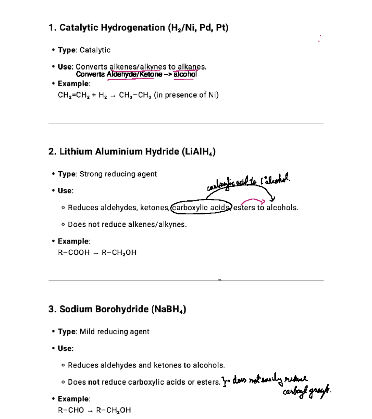 Reducing Agents Overview: Types and Applications in Chemistry - Studocu