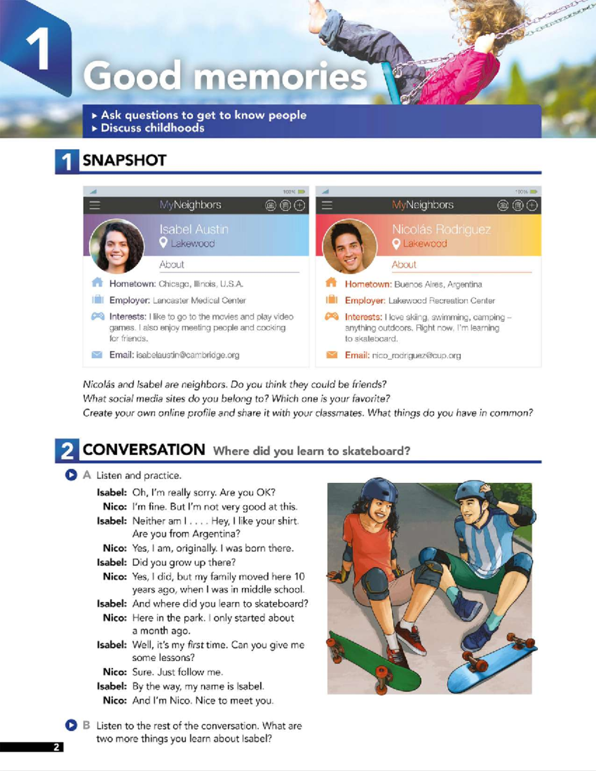 IC5 Level 2 SB - Unit 1: Exploring Childhood Memories and Social ...