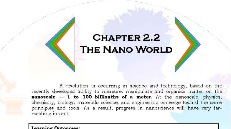 STS Full Module-pages-7 - Chapter 2. The Nano World Learning Outcomes ...