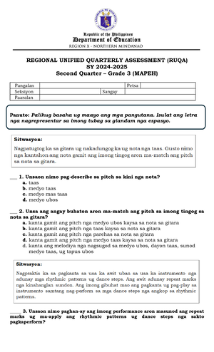 english 3- final - REGIONAL UNIFIED QUARTERLY ASSESSMENT (RUQA) SY 2024 ...