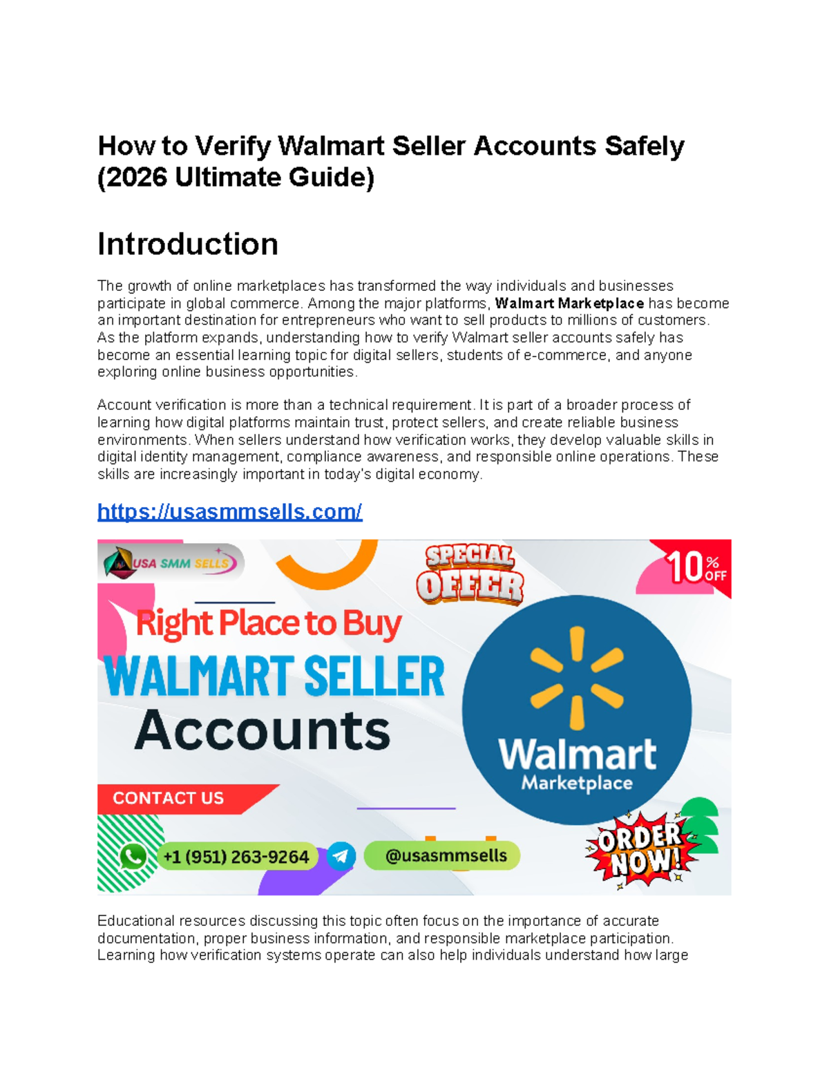 Walmart Seller Account Verification: A Safe Guide for 2026 - Studocu