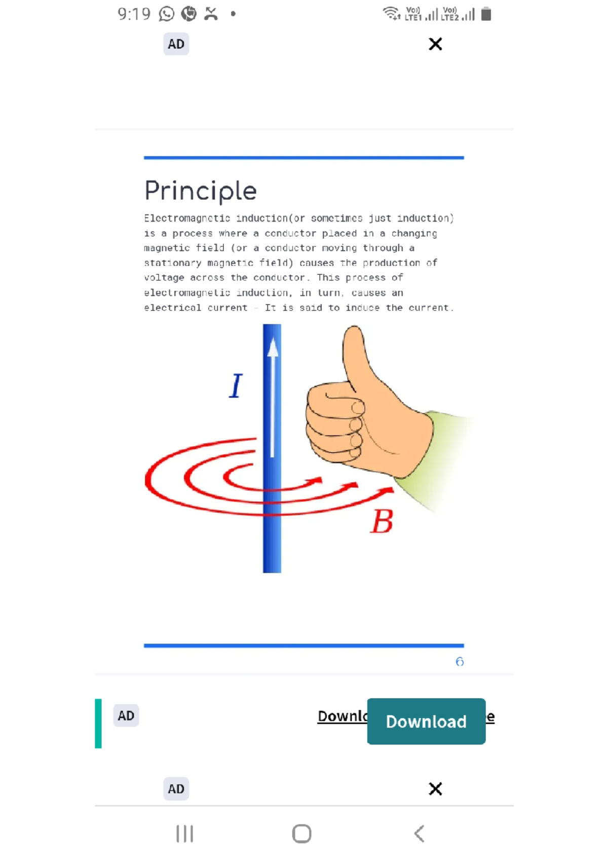 Electromagnetic Induction Principles - PHYS-101 Lecture Notes - Studocu