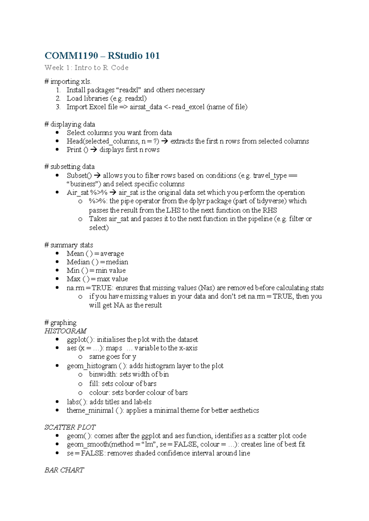 COMM1190 R Studio Notes - COMM1190 – RStudio 101 Week 1: Intro to R ...