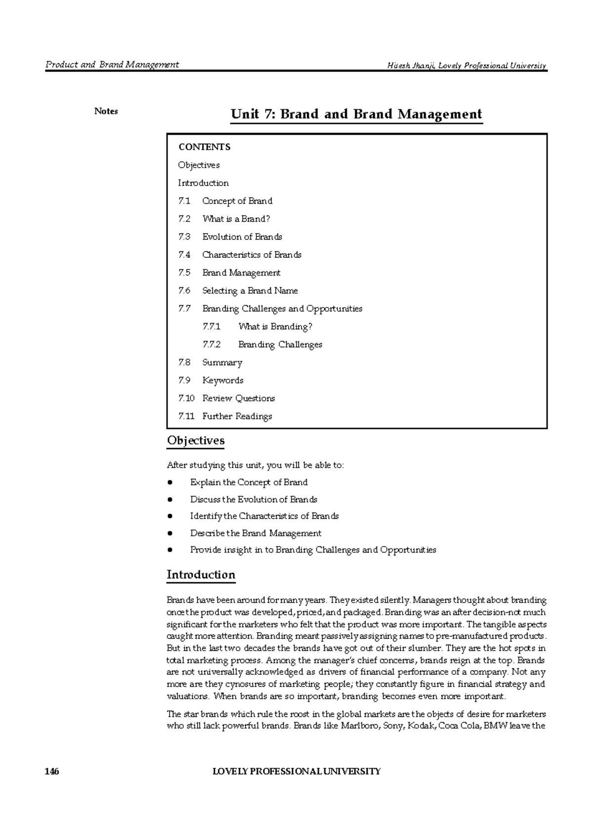 Product AND Brand Management chapter 7 - Product and Brand Management ...