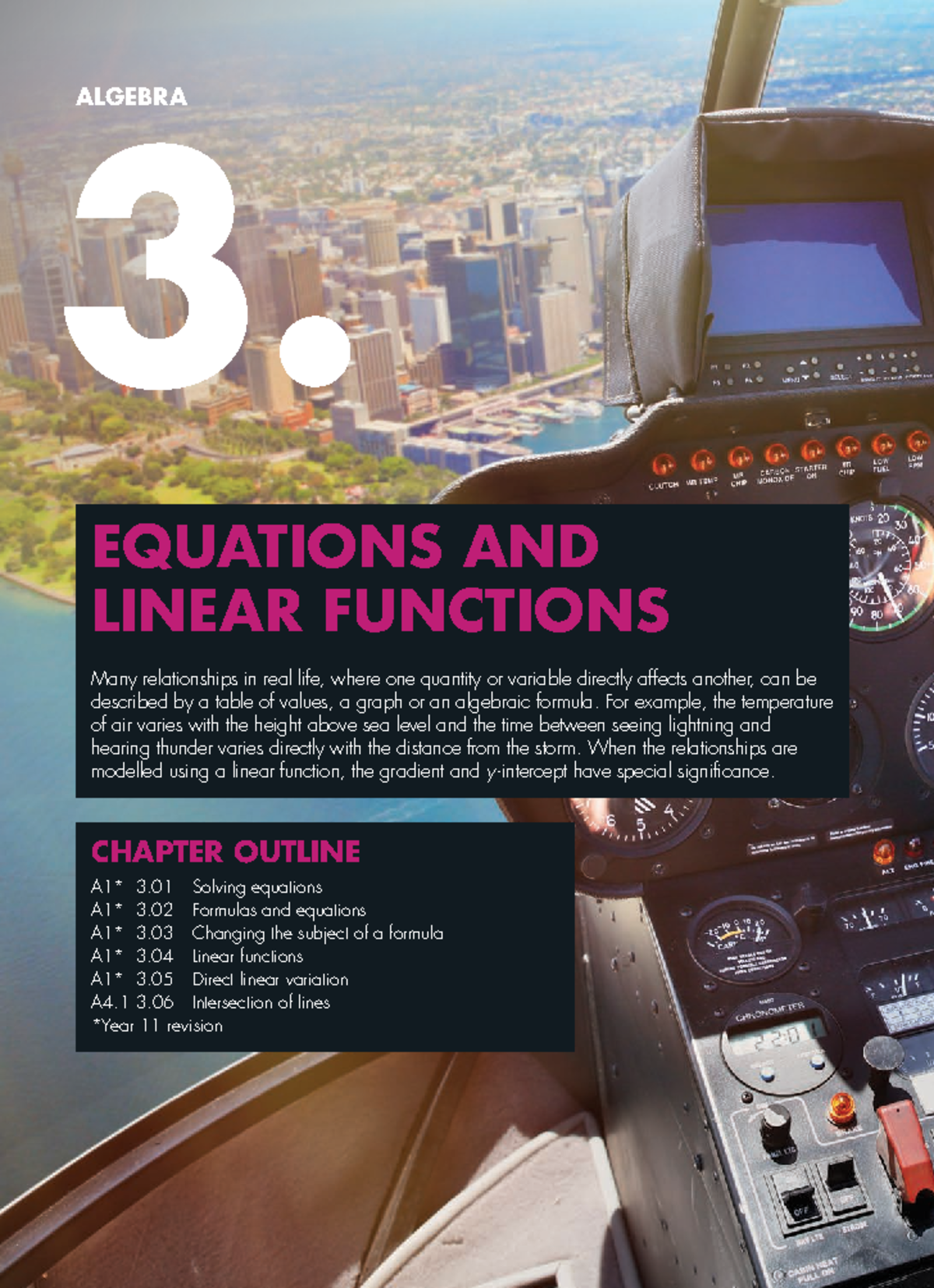 Ch3 Equations and Linear Functions - ALGEBRA EQUATIONS AND LINEAR ...
