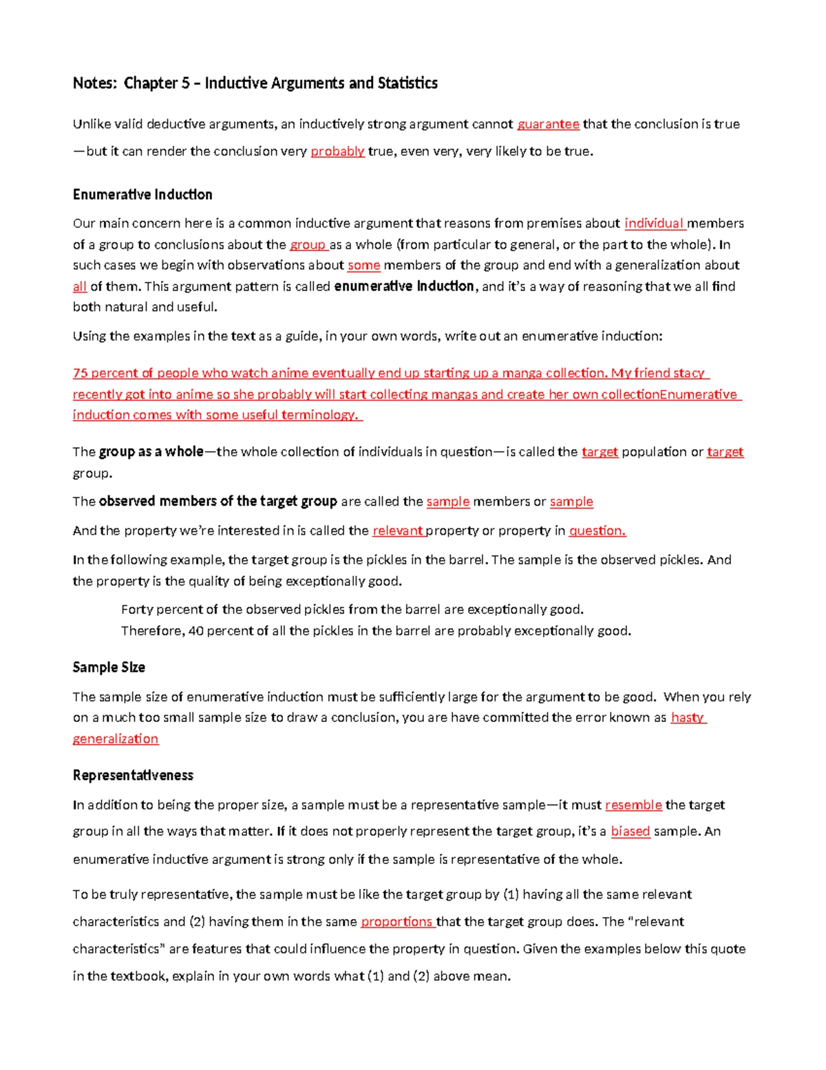 Logical Fallacies Study Notes: Definitions & Examples - Studocu
