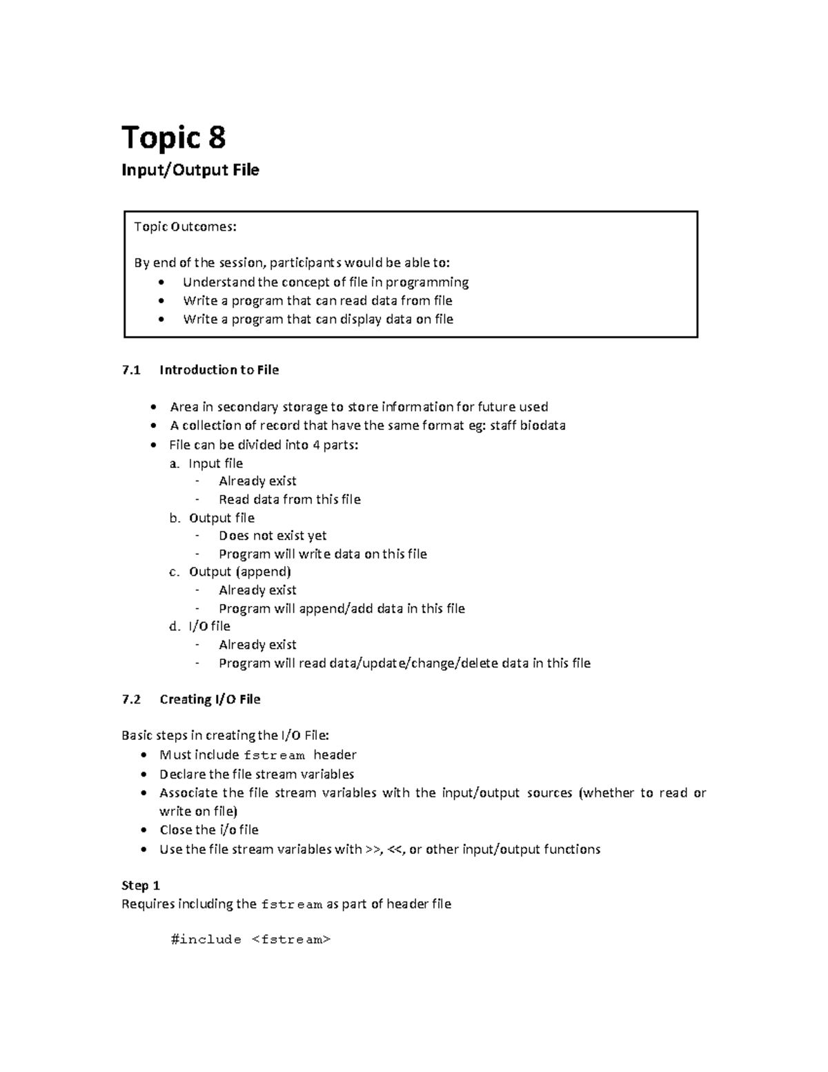 Chapter 5: File Module Overview and Programming Techniques - Studocu