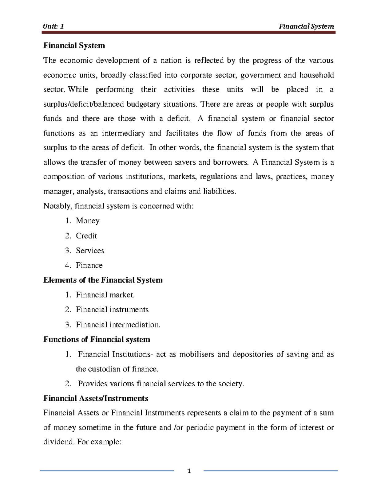 Financial System Overview: Elements, Functions, and Intermediaries ...