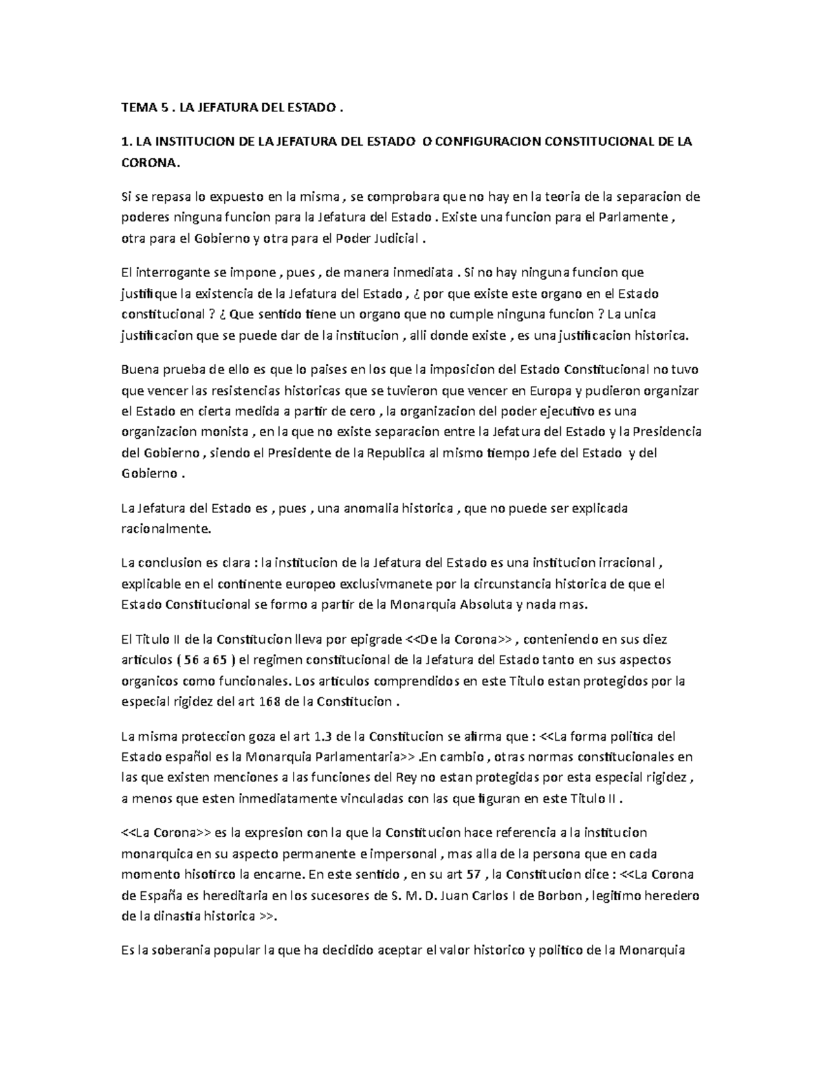 Apuntes, tema 5 - Se trata de apuntes explicados por el profesor y ...
