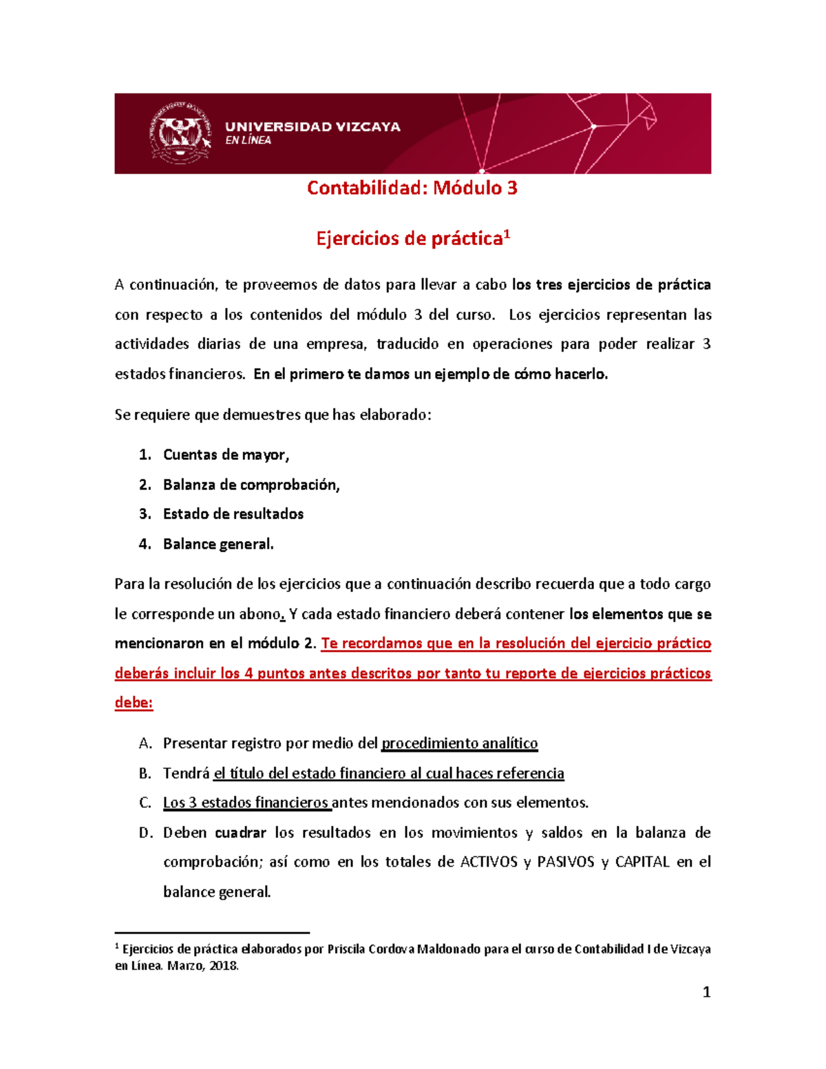 Ejercicios Prácticos de Contabilidad M3 LCO001 para Financ. Empresarial ...