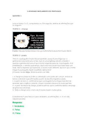 [Solved] Sobre resenha resumo e parfrase leia as afirmaes a seguir I ...