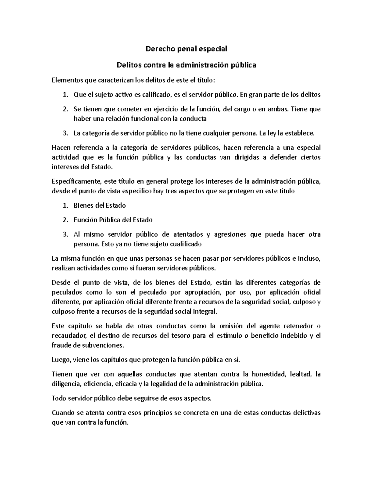 Delitos contra la Administración Pública en Derecho Penal Especial ...