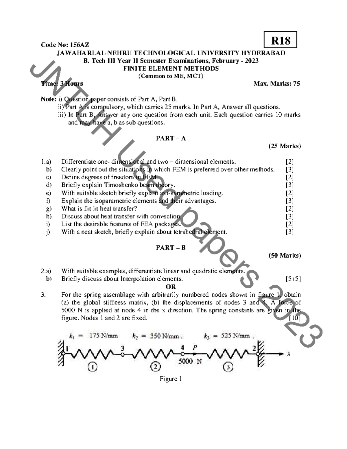 FEM 2017 - Previous Year Exam Questions for 126EE B.Tech II Sem - Studocu
