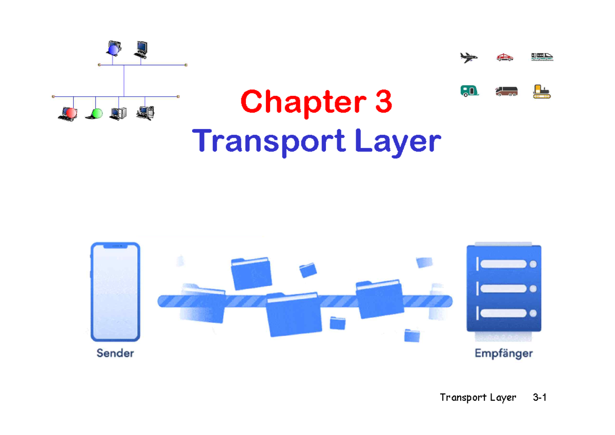 Chapter 3 (2025) - Lecture Notes on Transport Layer Protocols - Studocu
