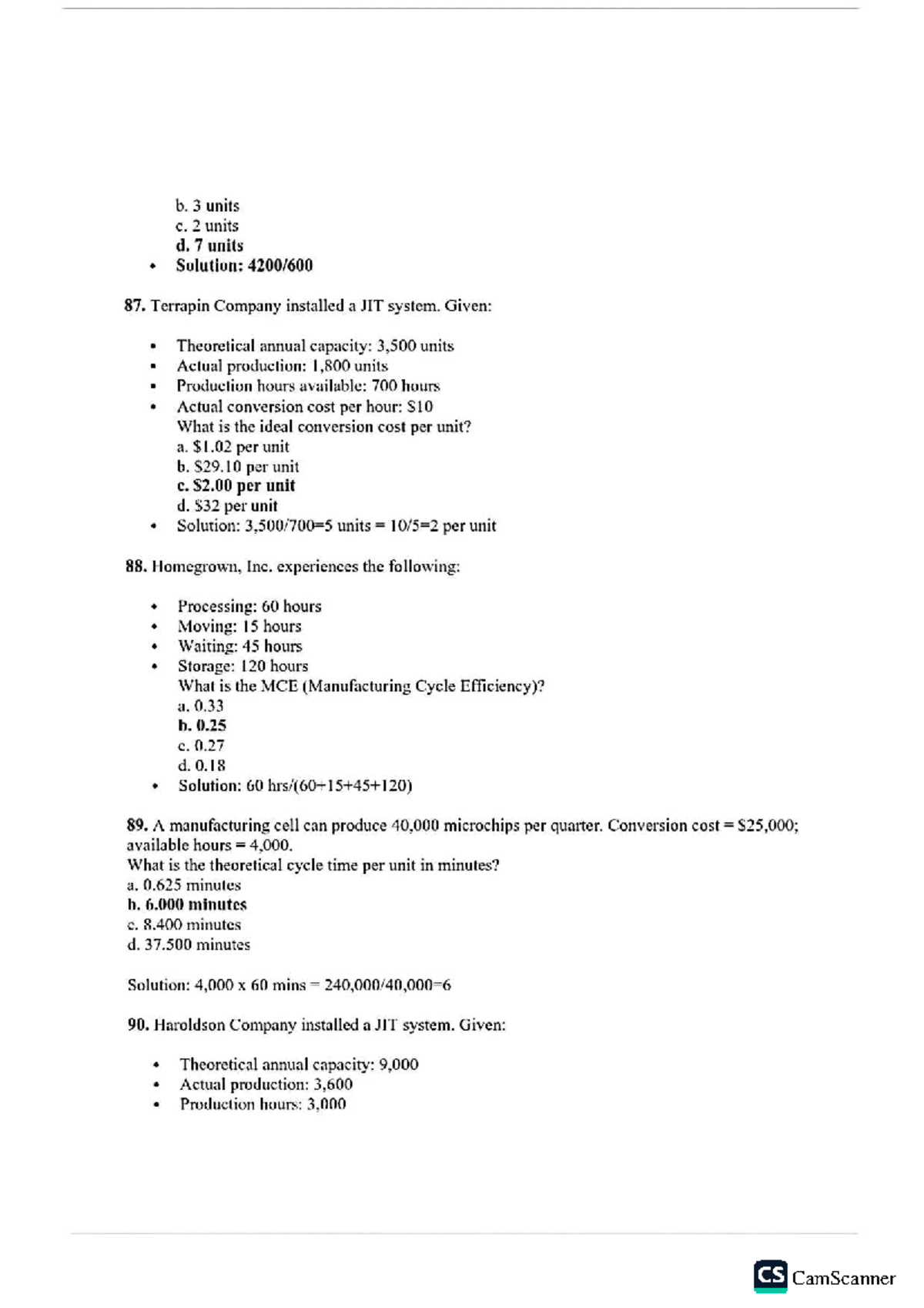 Responsibility Accounting Test Bank (TB) - Key Concepts and Solutions ...