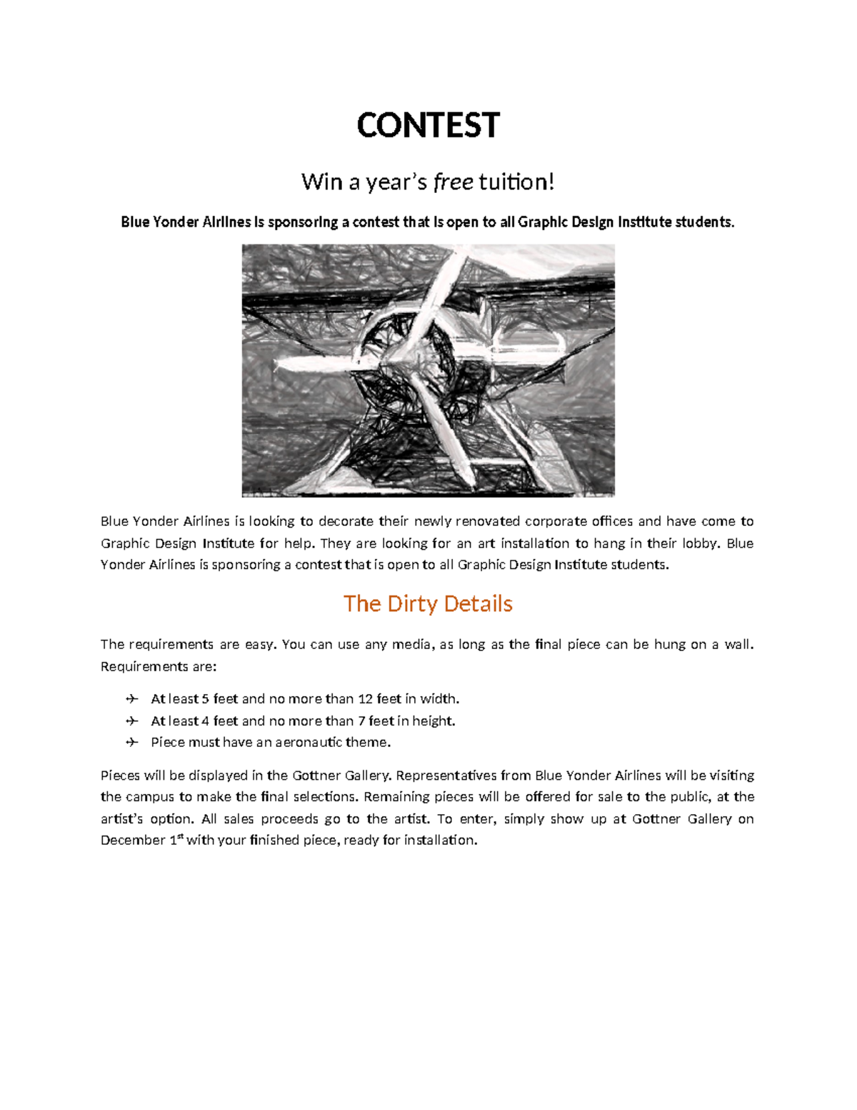Project 02 - Contest for Graphic Design Institute Students - Studocu