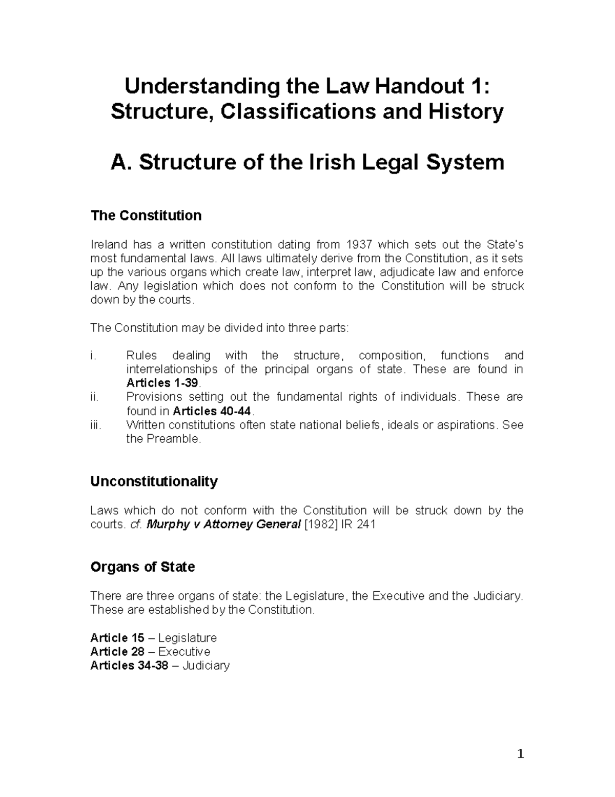 An Overview of Equity Law in Ireland: Historical Context & Developments ...