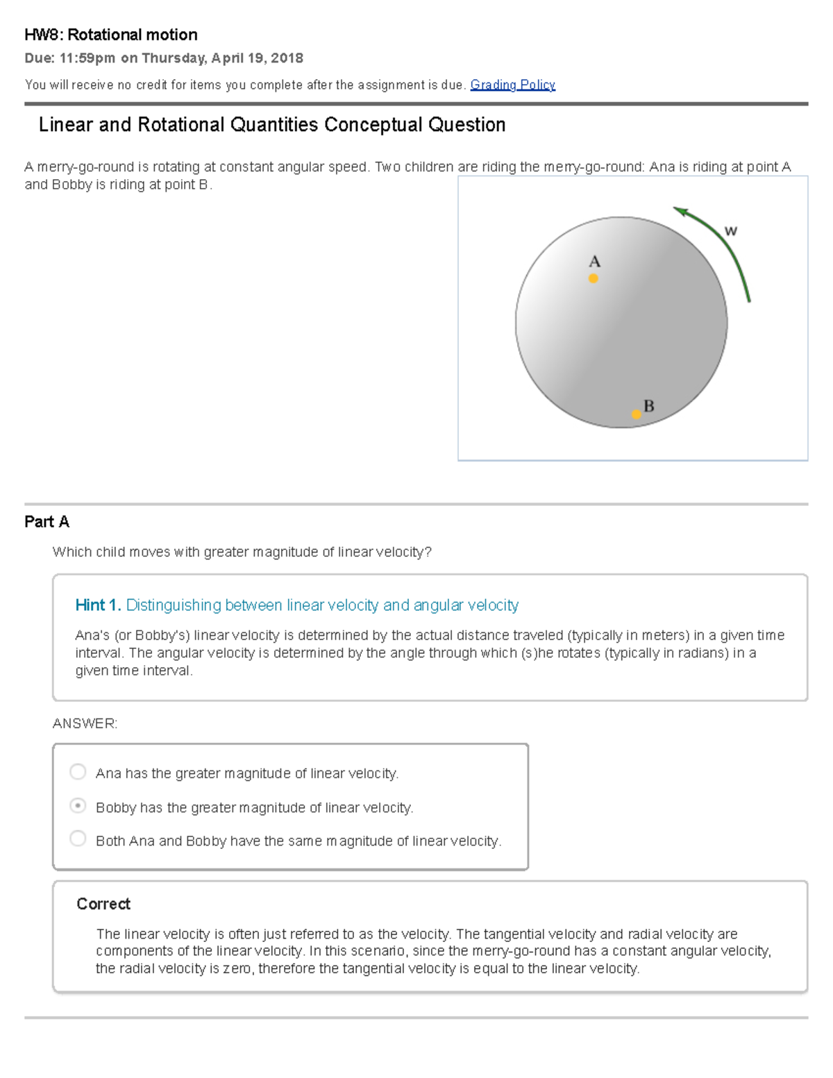 HW8: Analysis of Rotational Motion Concepts and Applications - Studocu