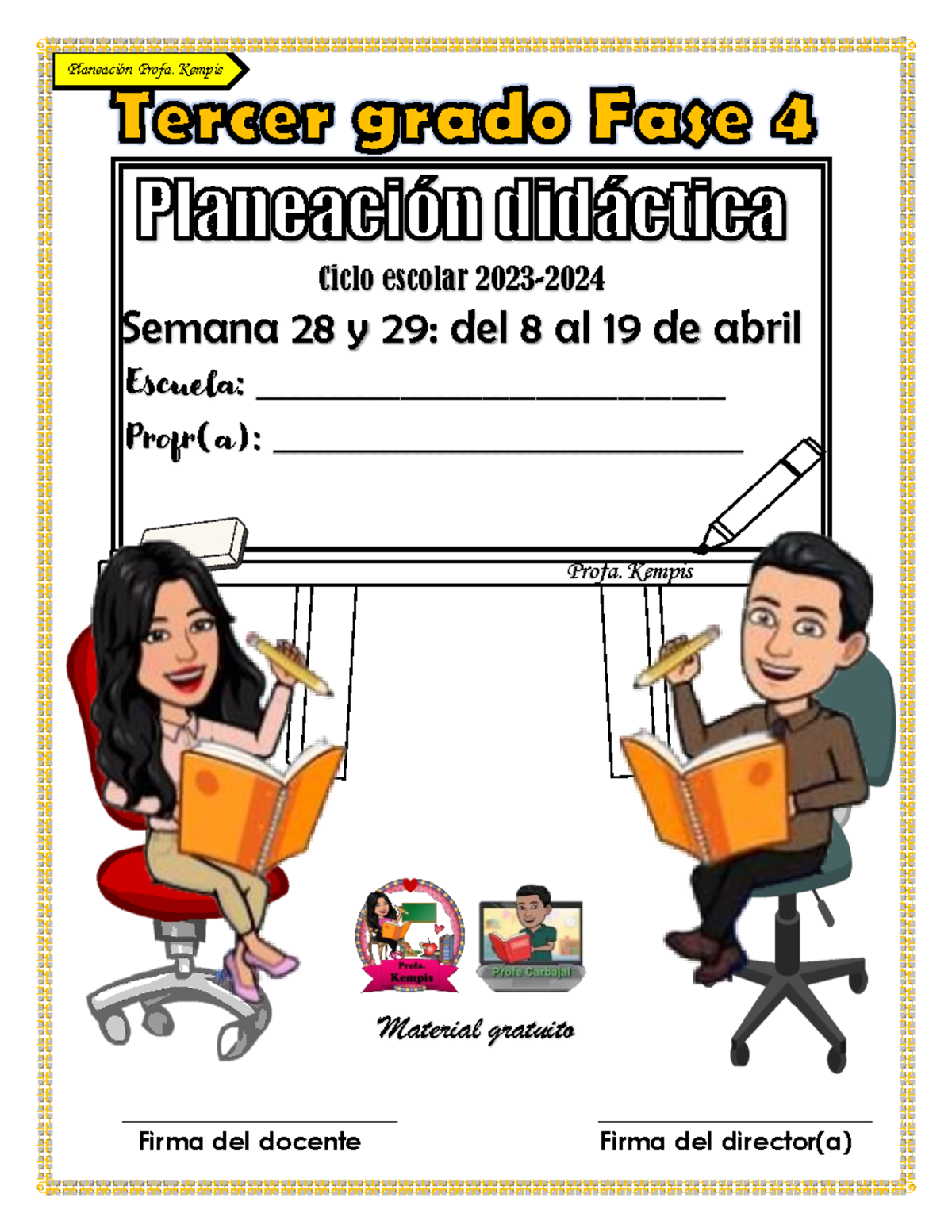 Planeación para las Semanas 28 y 29 - Profa. Kempis (3º S28 y 29) - Studocu