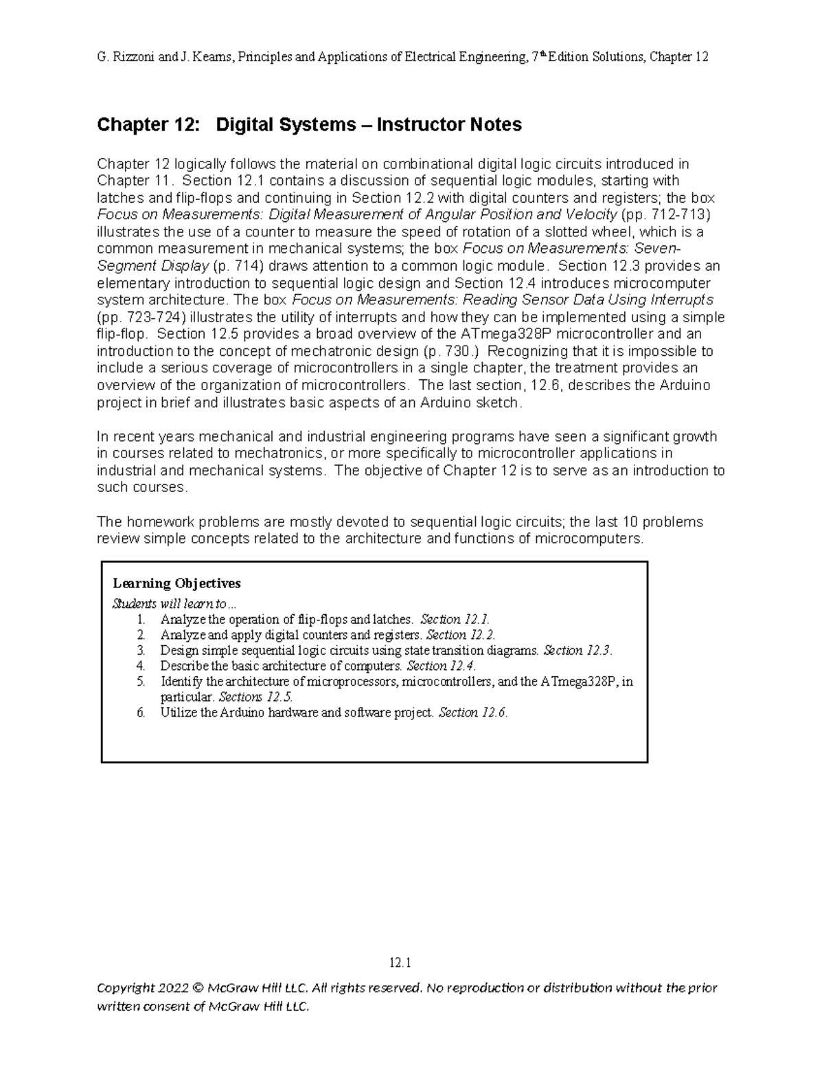 Rizzoni & Kearns, Principles of Electrical Engineering 7e, Ch 12 ...
