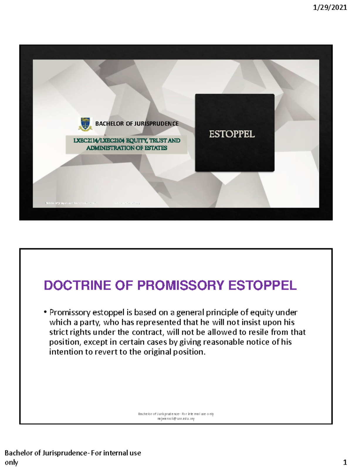 Promissory Estoppel in Jurisprudence: Key Principles and Case Studies ...