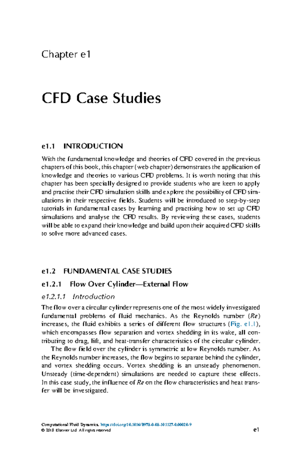 Tu2018 case studies CFD - Chapter e CFD Case Studies e1 INTRODUCTION ...