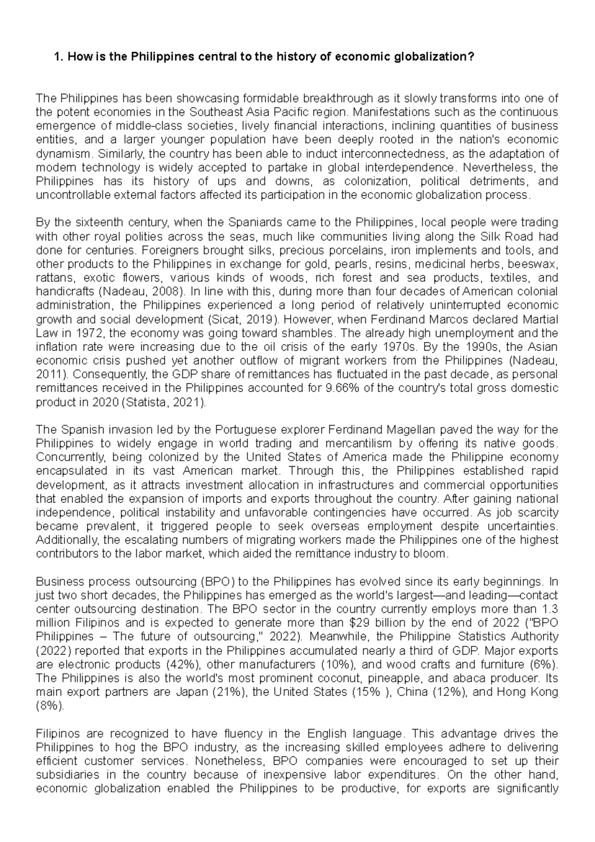 GE 3 The Contemporary World - Course Syllabus Review (Rev 2) - Studocu