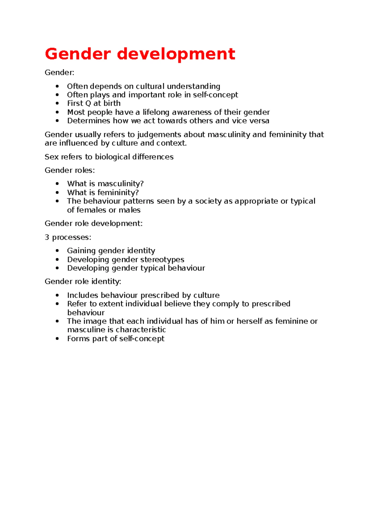 PSYCHOLOGY 8111: Developmental Psychology - Prenatal to Early Childhood ...