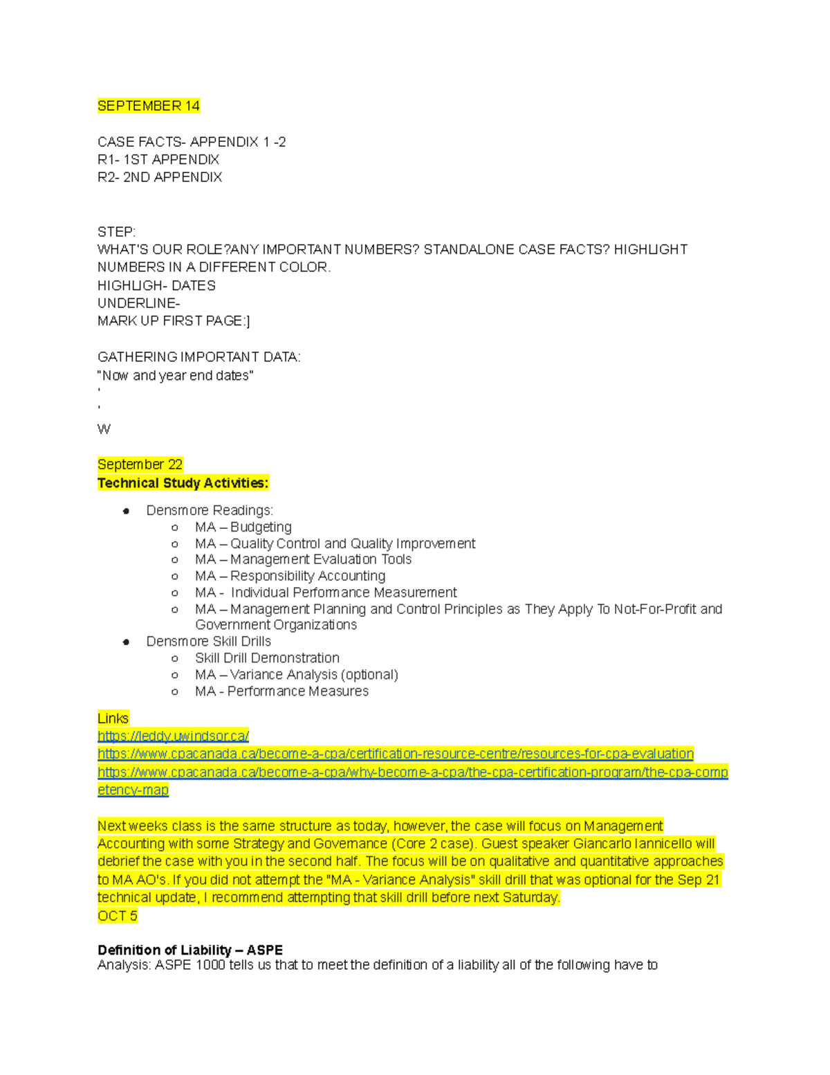 Cases - CPA PEP Management Accounting Study Guide & Practice Materials ...
