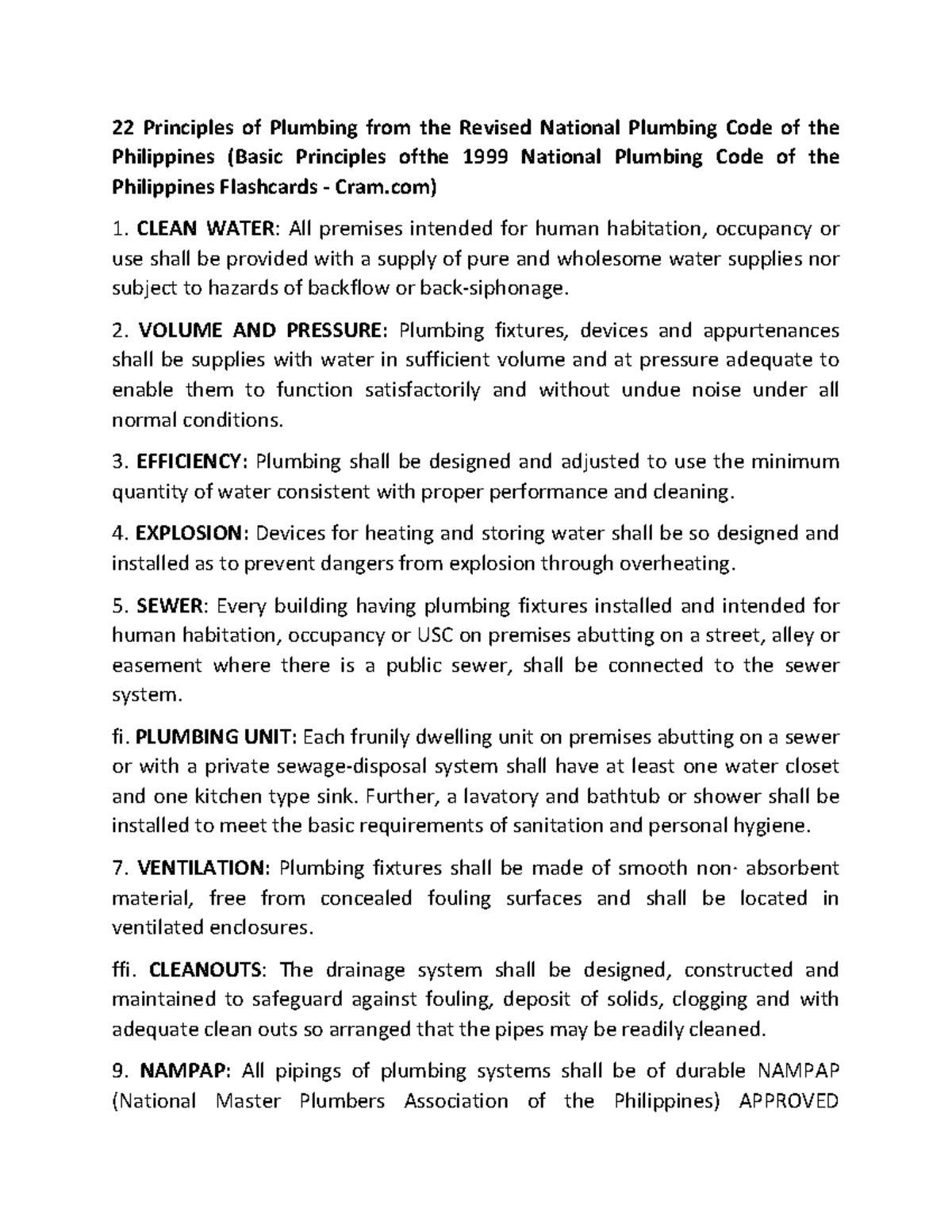 22 Principles of Plumbing: Revised National Plumbing Code of the ...
