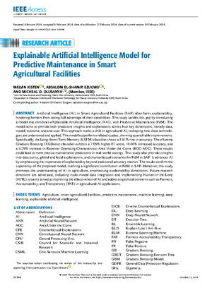 Explainable AI for Predictive Maintenance in Smart Agriculture (IJRPR ...