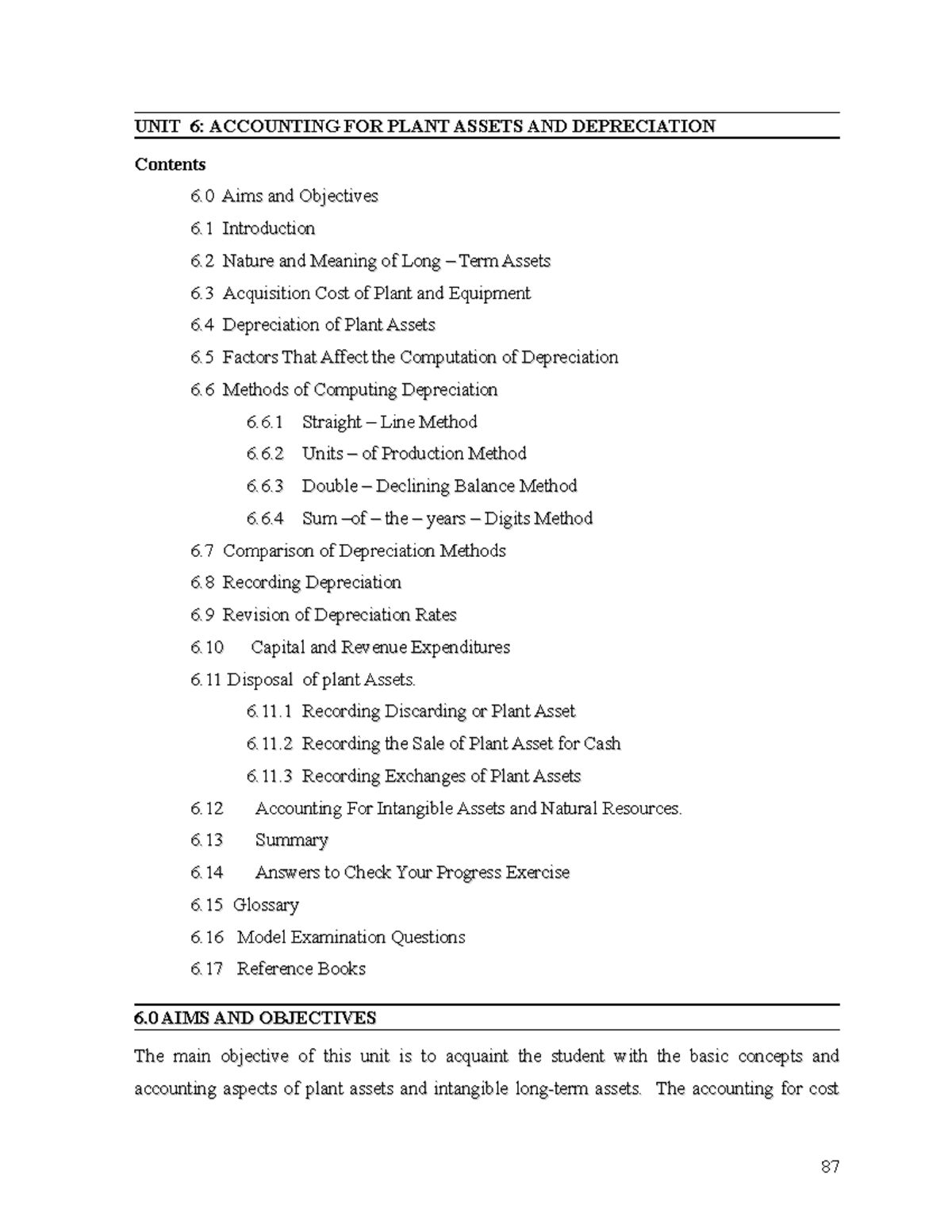 Accounting for Plant Assets & Depreciation - Chapter 6 Notes - Studocu