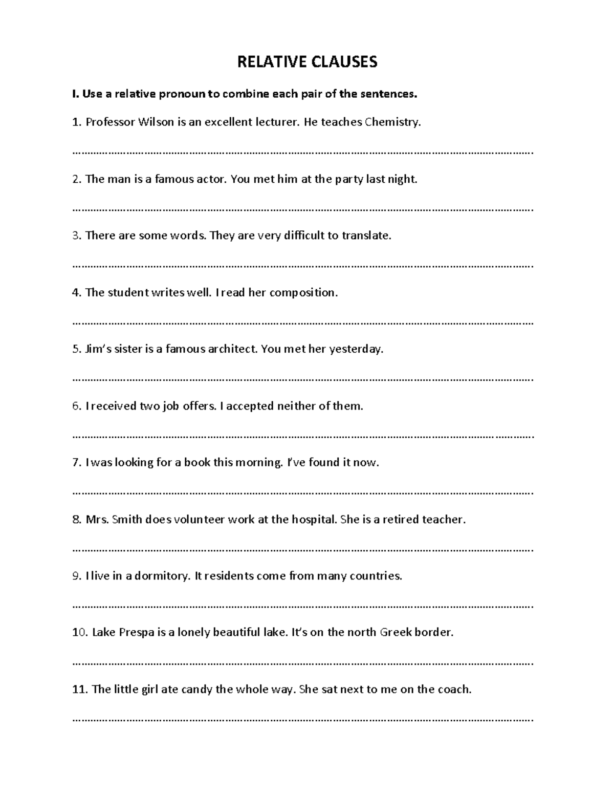 Lesson 2 - Grammar: Mastering Relative Clauses - Studocu