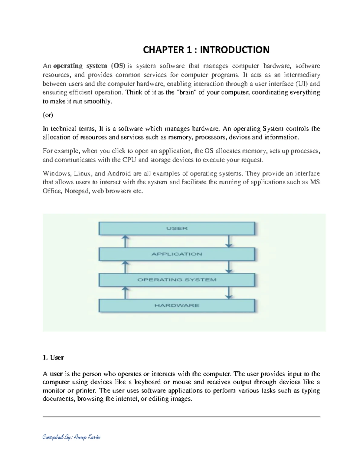Operating Systems Notes: Chapter 2 - Process Management Overview - Studocu