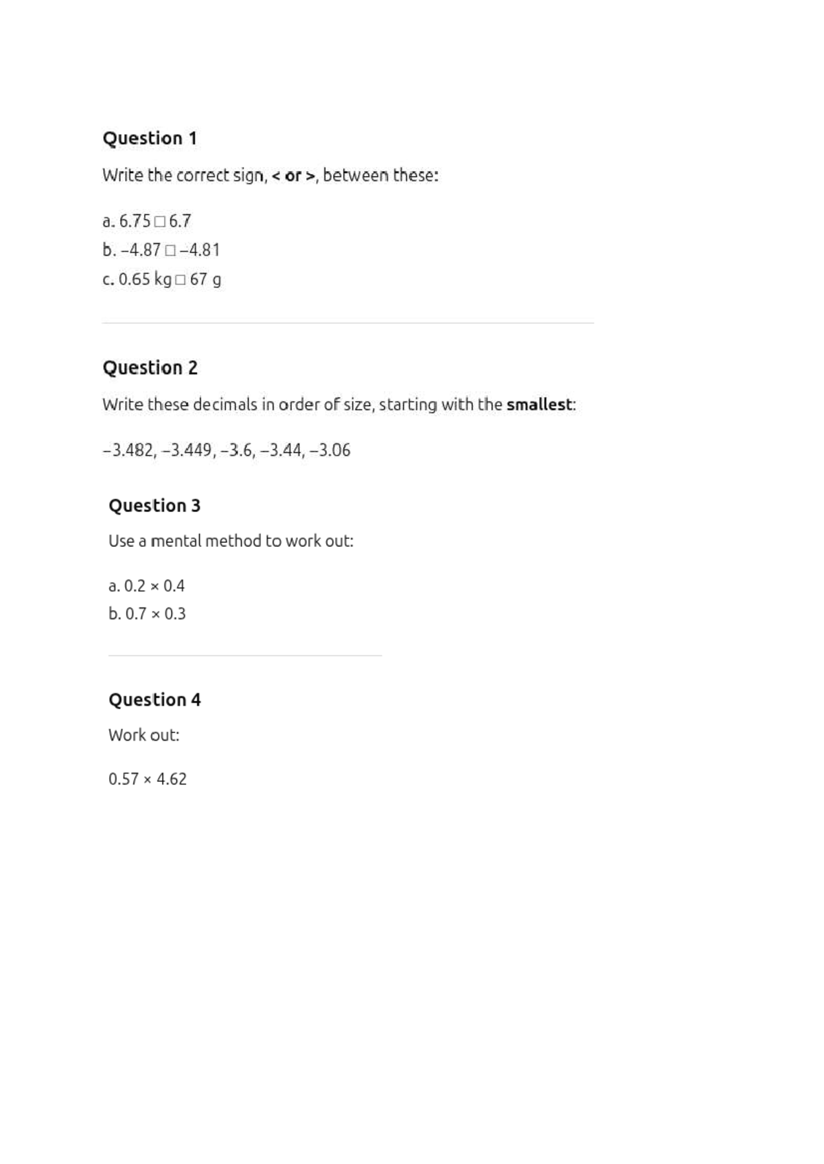 Math Worksheet - Practice Questions for Course Code MATH101 - Studocu