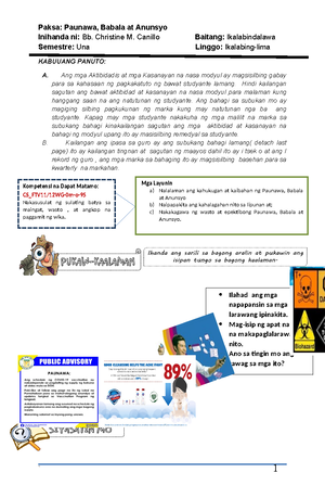 SMAW Module 2 - EXPLORATORY OFFERED - TECHNOLOGY AND LIVELIHOOD ...