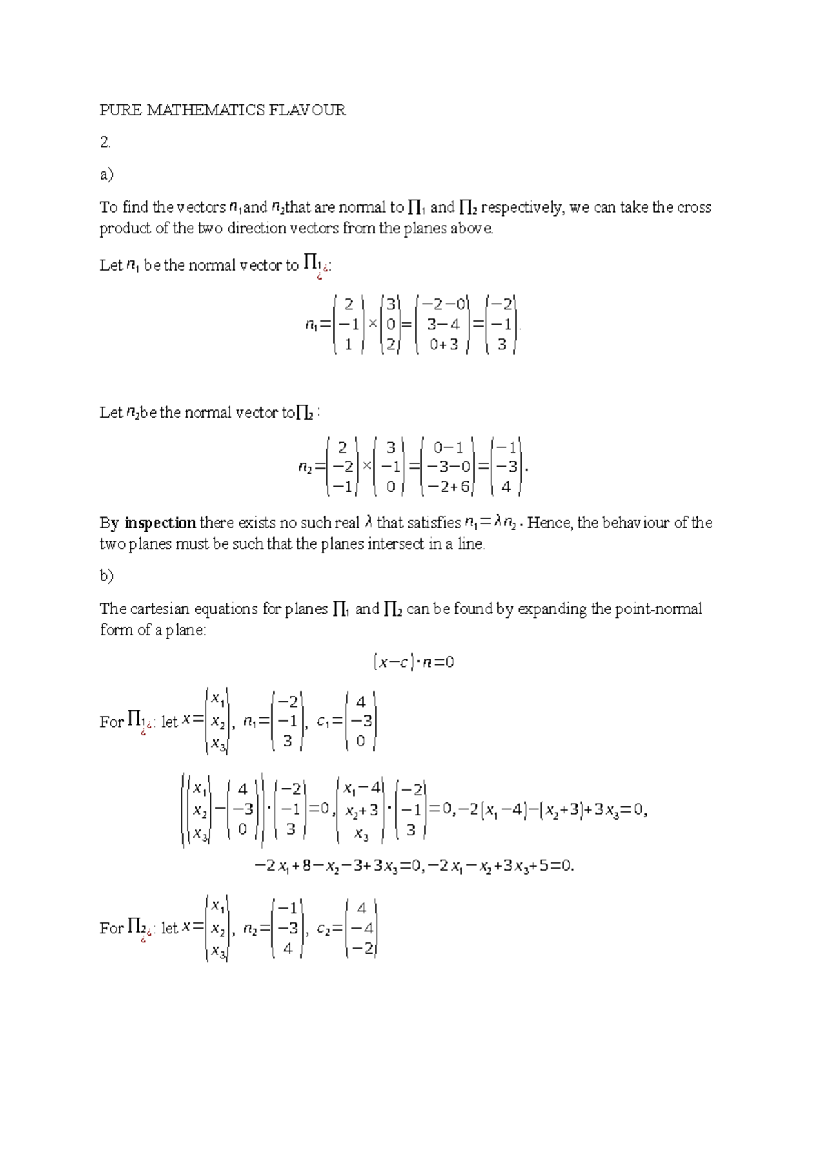 MATH1131 Final Exam Notes on Pure Mathematics Concepts - Studocu