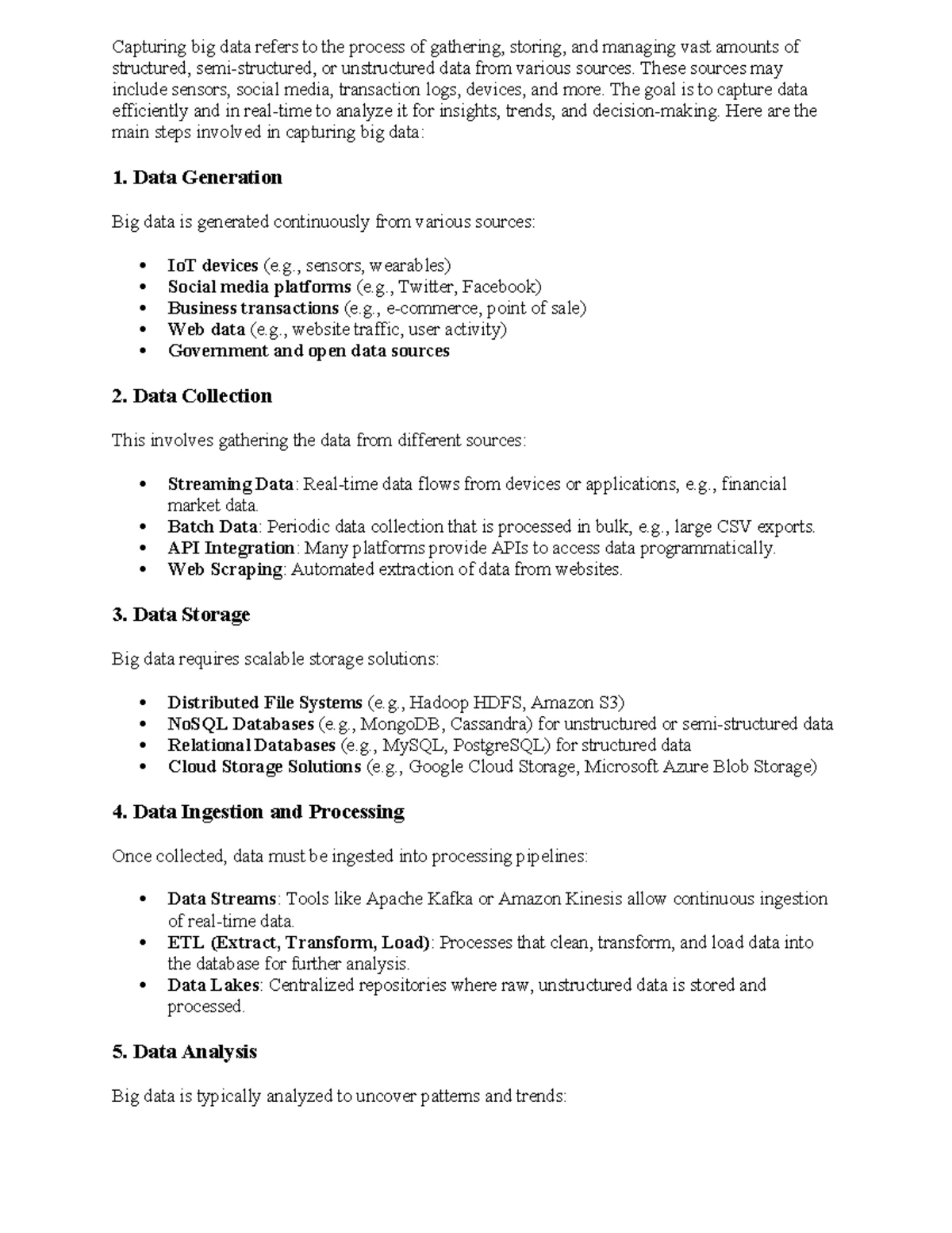3. Benefits of Big Data - Unit I Analysis and Applications - Studocu