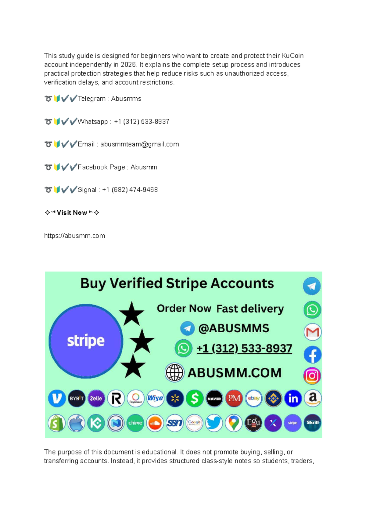 Most Reliable KuCoin Account Security Practices (2026) - Studocu