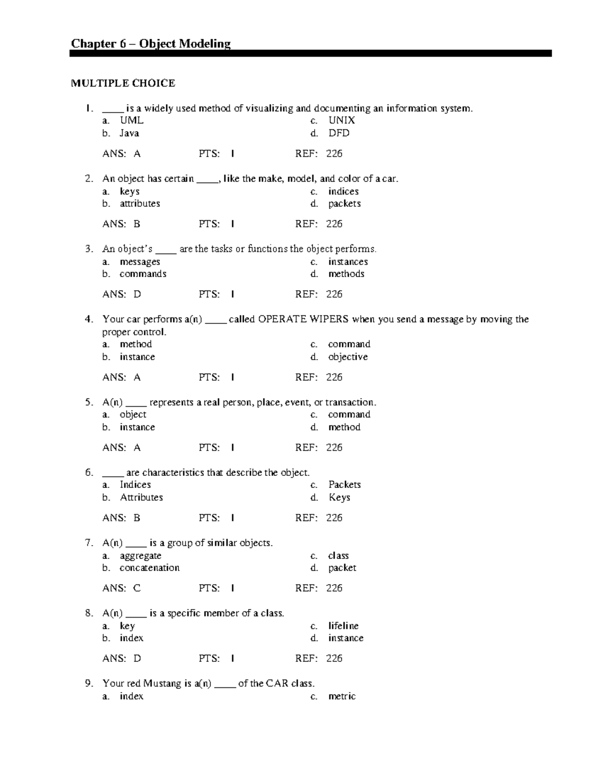 ACOM-Chapter-6 - Accounting Practice Exams - Chapter 6 – Object ...