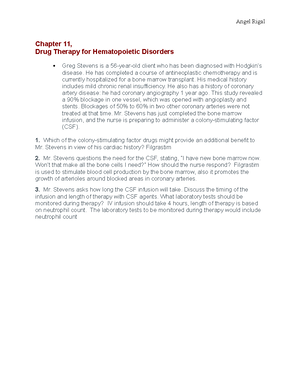 Chap 27 Pharma - Chap PrepU. - Chapter 27: Drug Therapy for ...