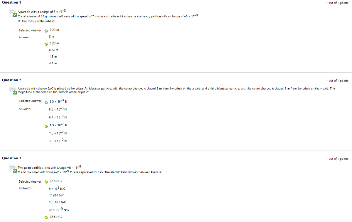 HW 21-1 - These are homework questions and their answers for Physics ...