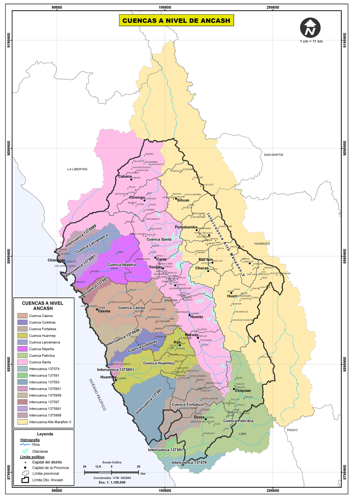 Cuencas de Ancash I: Análisis y Detalles Geográficos 199800 299800 ...