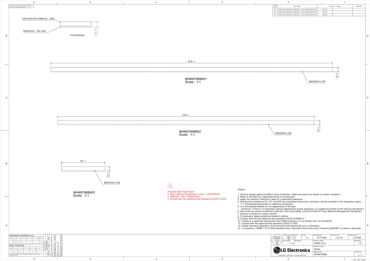 MCK71860601-1 - Final Drawing Approval for LG Electronics Components ...