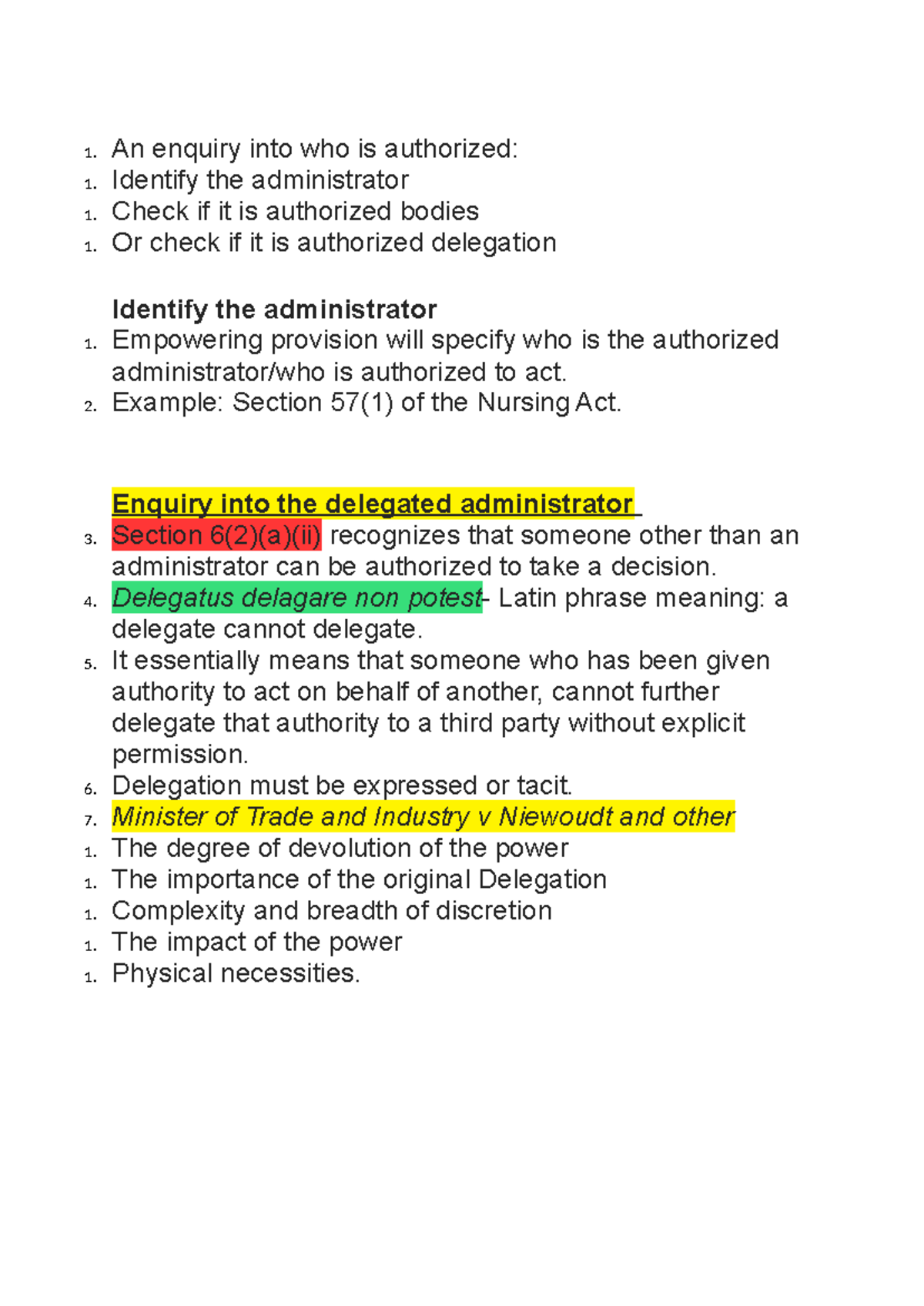 Authorized Delegation and Administrator Identification: A Legal Inquiry ...