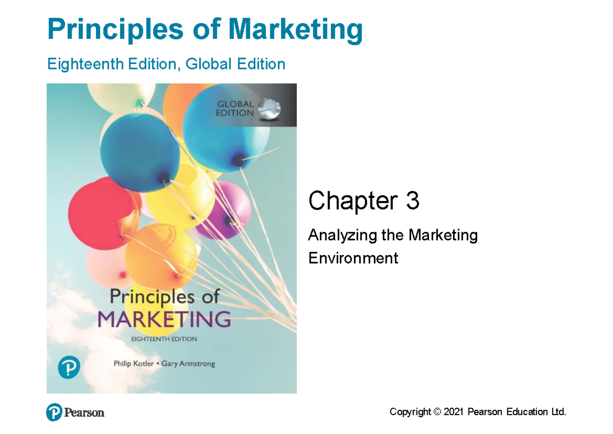 Marketing 3 - Lecture Notes on Analyzing the Marketing Environment ...